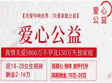 宁乡捐卵助孕生子 爱心志愿者招募